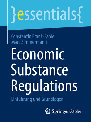 cover image of Economic Substance Regulations